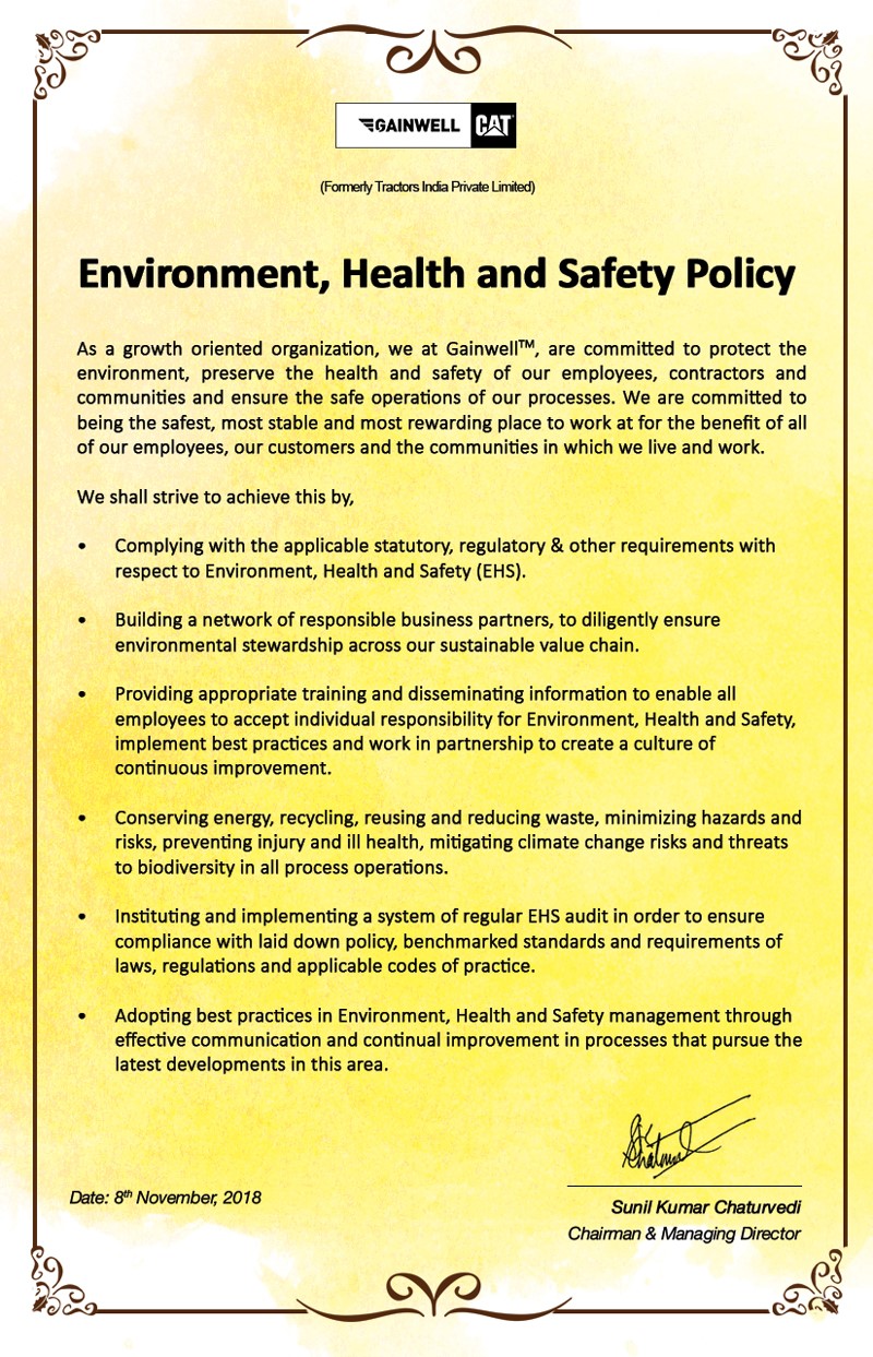 Health and Safety Policy