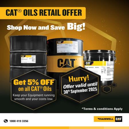 CAT® Oils Retail Offer 25