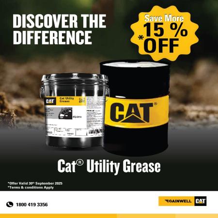 Cat Utility Grease Offer 25